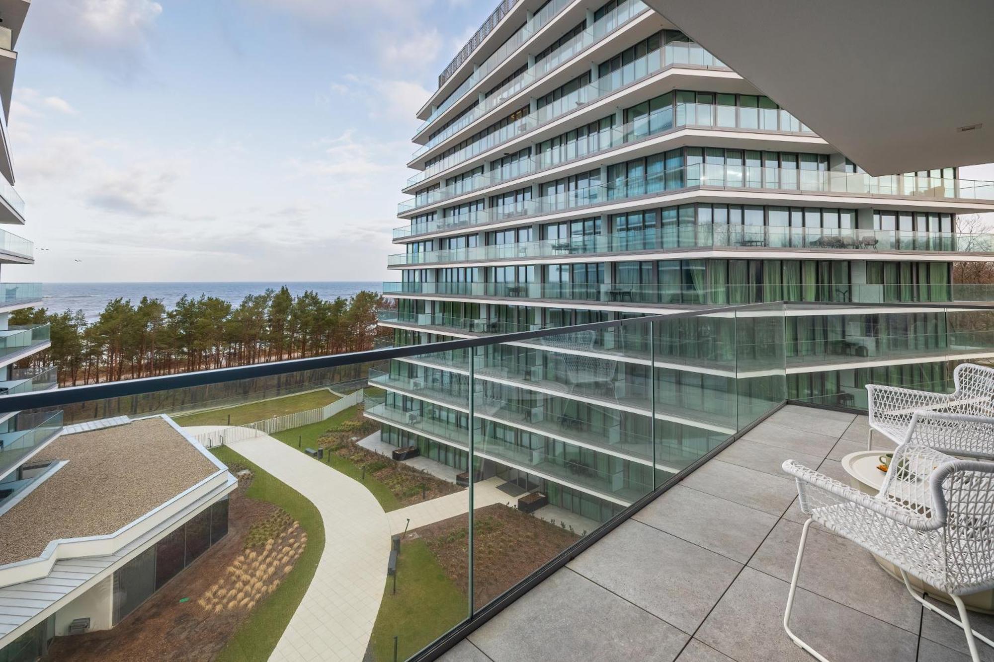 Lux Sea Towers - Wellness Spa, Gym & Beach - Seaview By Rent Like Home Miedzyzdroje Exterior foto