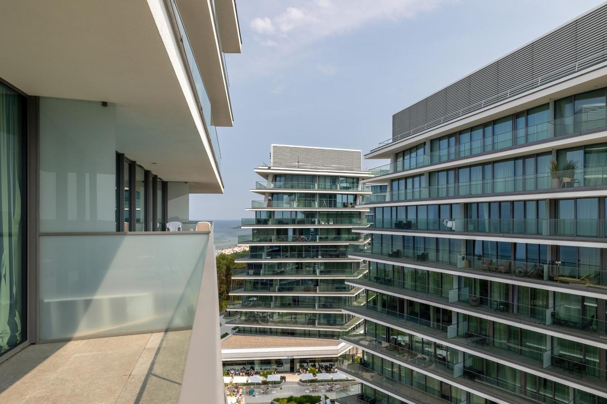 Lux Sea Towers - Wellness Spa, Gym & Beach - Seaview By Rent Like Home Miedzyzdroje Exterior foto